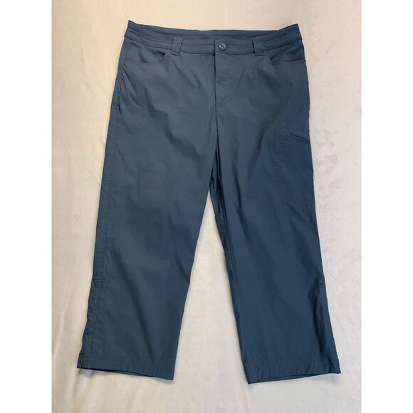 Eddie Bauer Pants - Eddie Bauer Capri Womens 10 Graphite Hiking Techwear Travel Gorpcore Stretch
